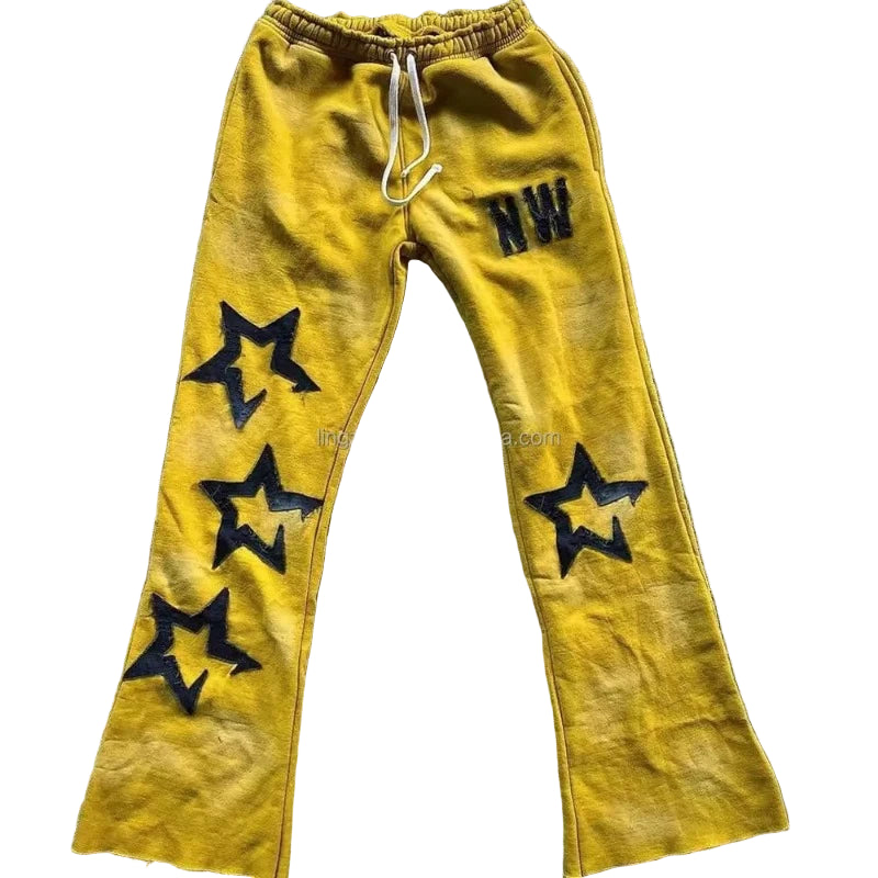 Novas calças esportivas casuais de malha