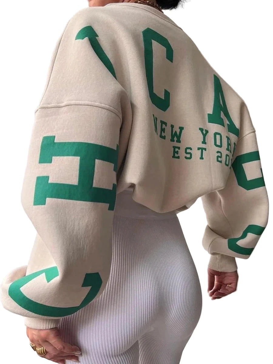 Blusa de fato de treino para mulher