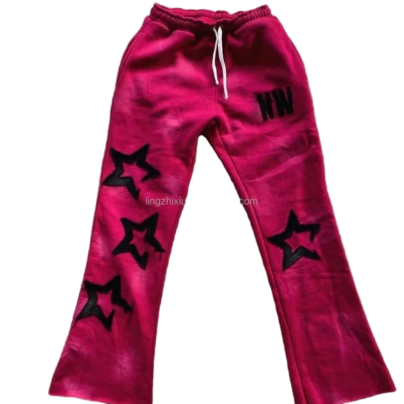 Novas calças esportivas casuais de malha